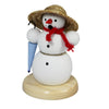 Snowman with Umbrella Smoker