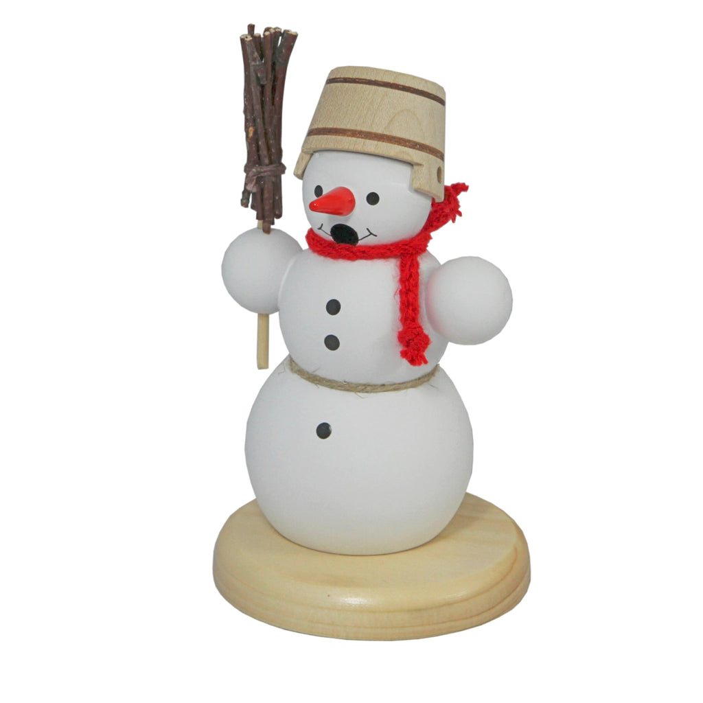 Snowman with Broom Smoker