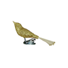 Gold Glimmer Bird 7cm