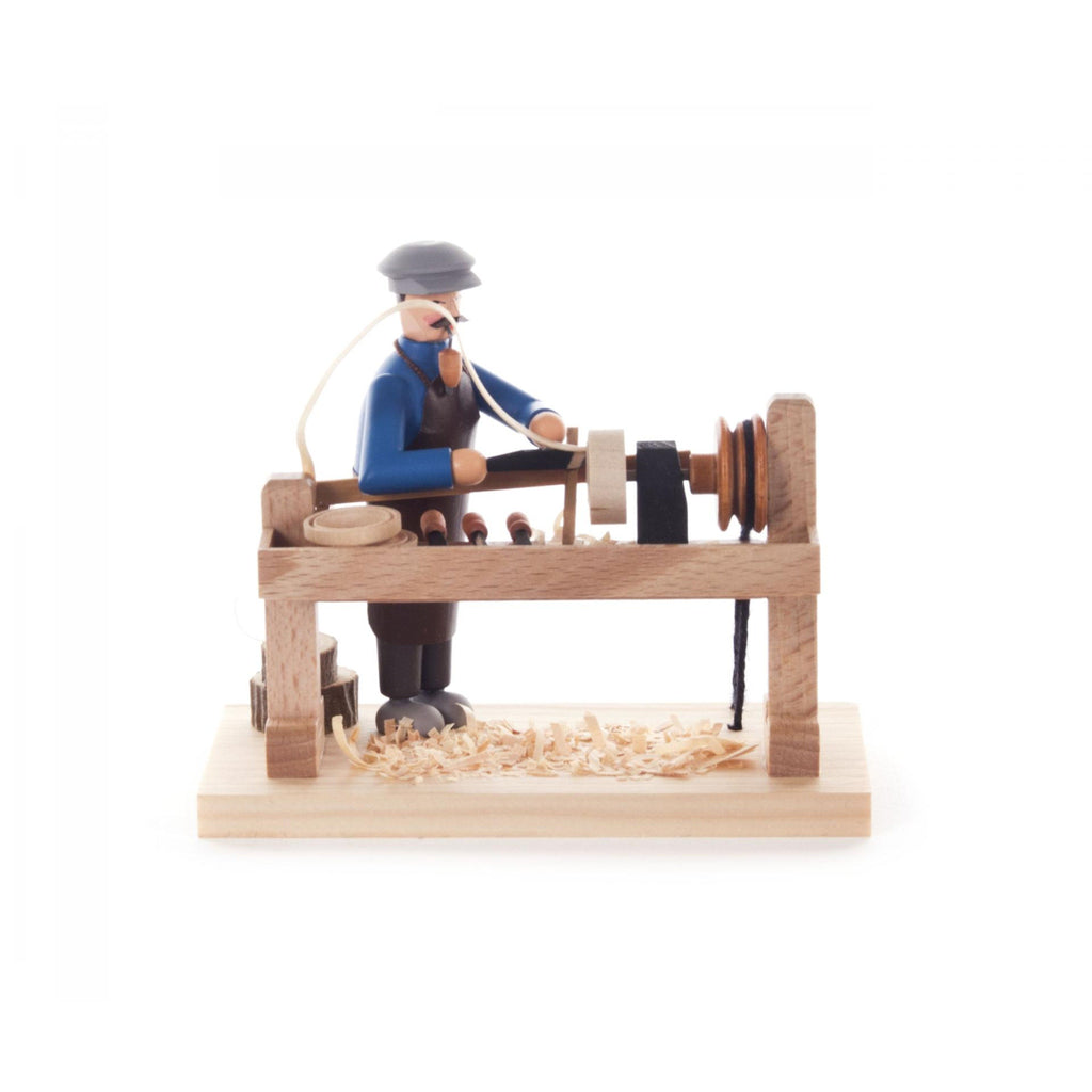 Wood Worker with Lathe