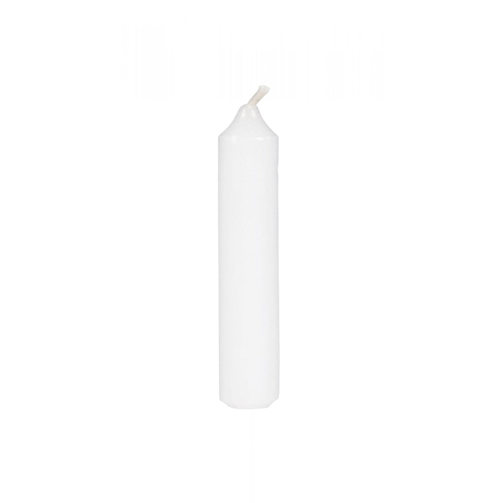 14mm White Pyramid Candles 50 pcs