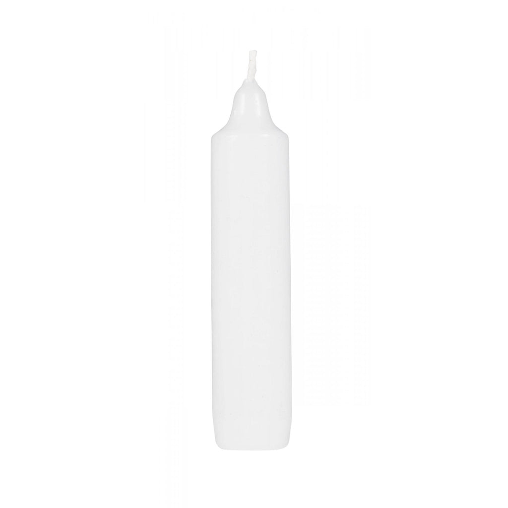 22.5mm White Candles 4 pcs