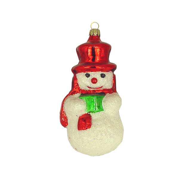 Snowman with Sparkles 12cm