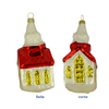 White and Red Church 11cm