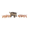 Wild Pig Family 5 pcs