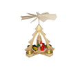 Santa with Gifts Tealight Pyramid