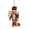 Natural Santa Nutcracker Ornament