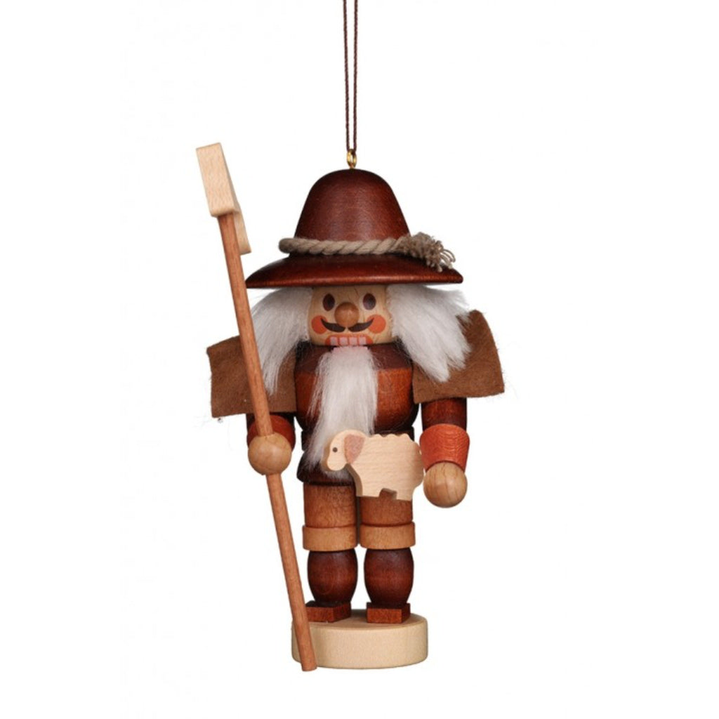 Natural Shepherd Nutcracker Ornament