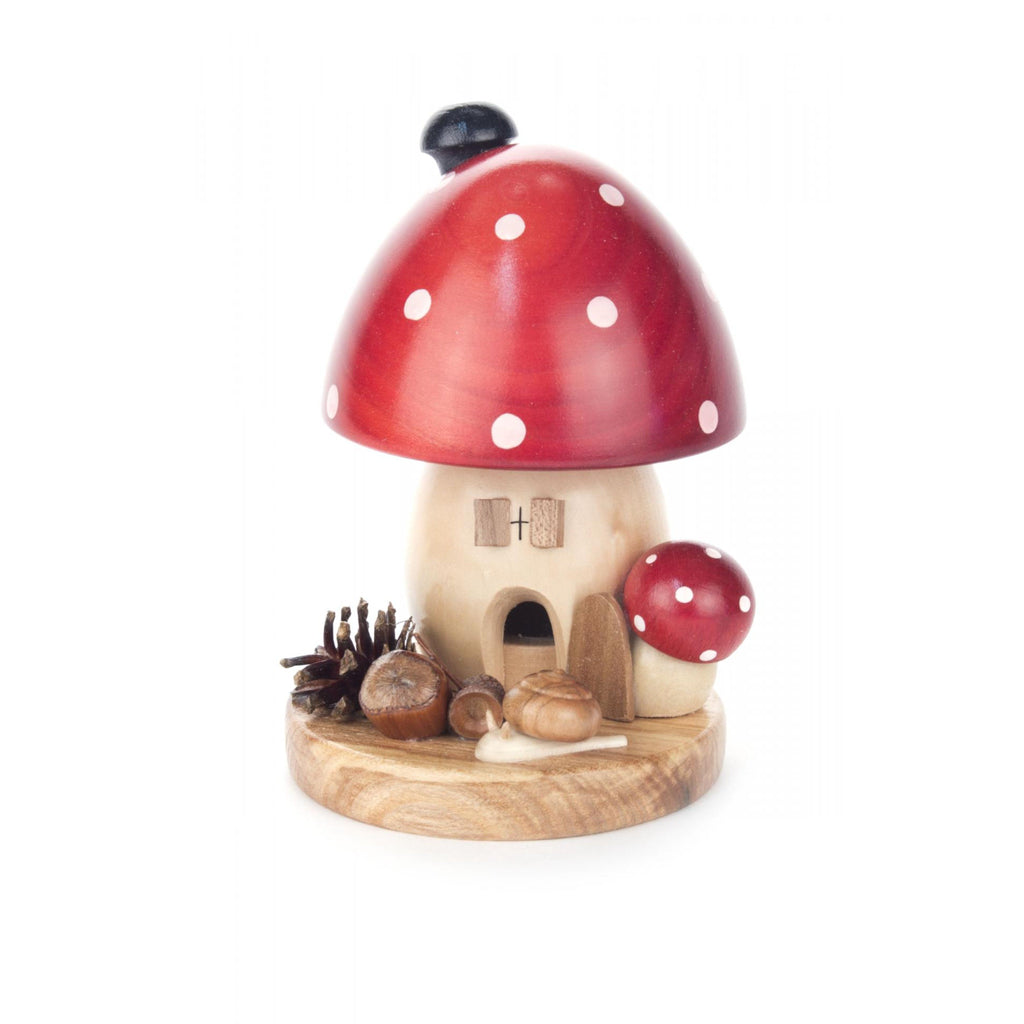 Large Red Mushroom Smoker