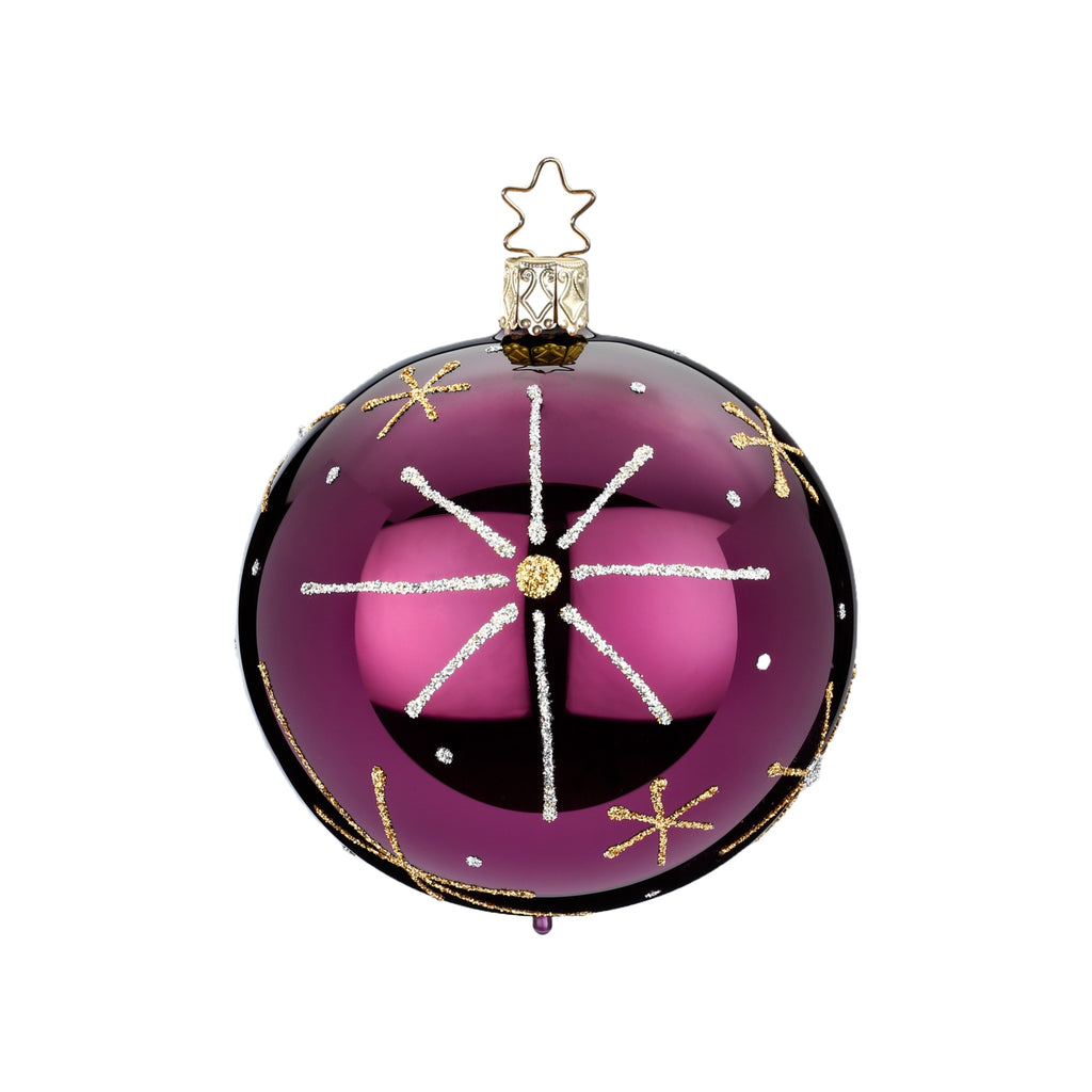 Shiny Purple Stary Ball 8cm