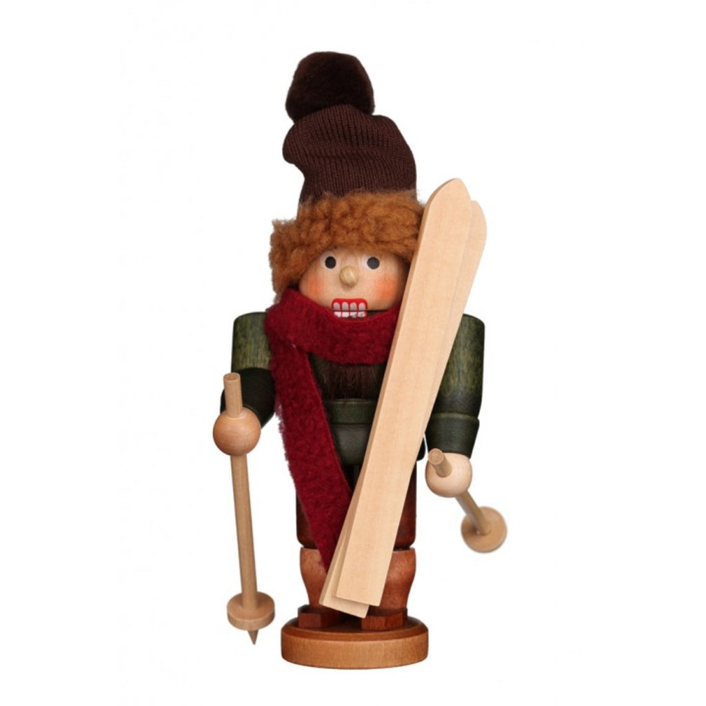 Skier Glazed Nutcracker