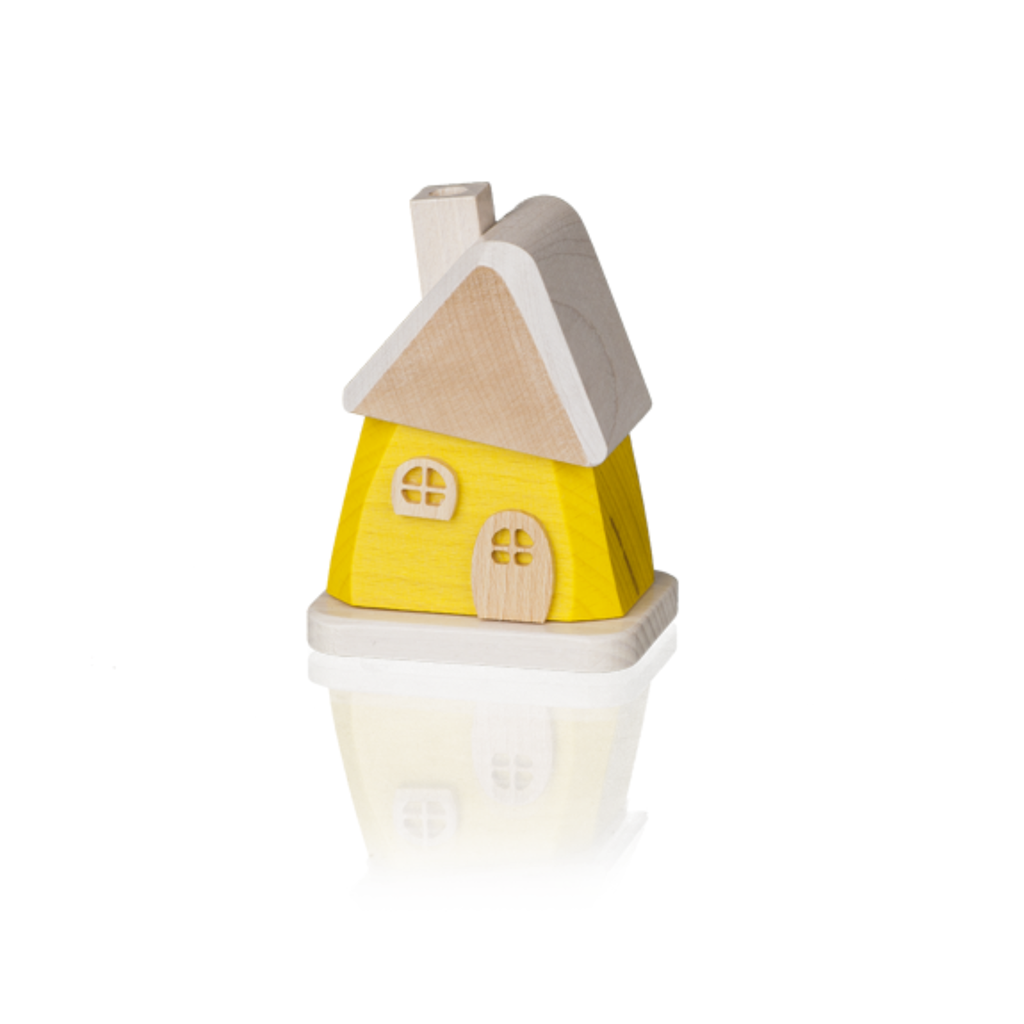 Wooden House Smoker - Yellow